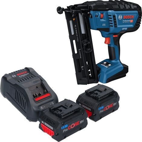 Chiodatrice a batteria Bosch GNH 18V-64-2 M Professional 18 V 1,6 x 32 - 64 mm + 2x batteria ProCORE 5,5 Ah + caricabatteria