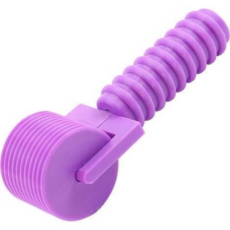 Rouleau à peinture diamanté pour perçage complet, outil de lissage ergonomique pour les projets artistiques, d'artisanat et de broderie de strass (violet) (1/5)