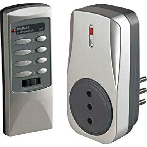Poly Pool PP1530 Kabelloses, ferngesteuertes Steckdosenset 2P+E 10A 2300W Reichweite 30M Grau