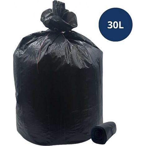 Sacchetto della spazzatura nero COBIC30 litri 50 sacchetti