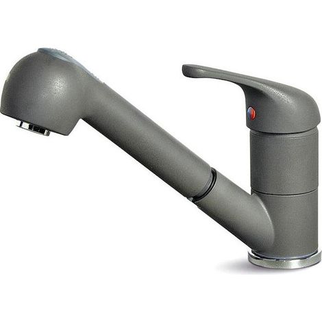 Rubinetto Miscelatore Cucina Elleci Venere Metaltek Grigio Aluminium MMKVEN79 (1/4)