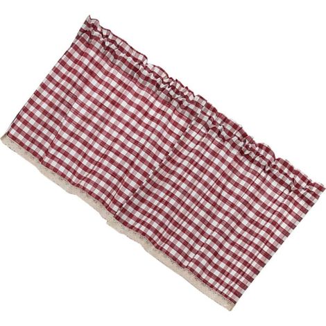 Carreaux en Dentelle Rouge Fonc 135X45 CM Panneau Occultant (1/5)