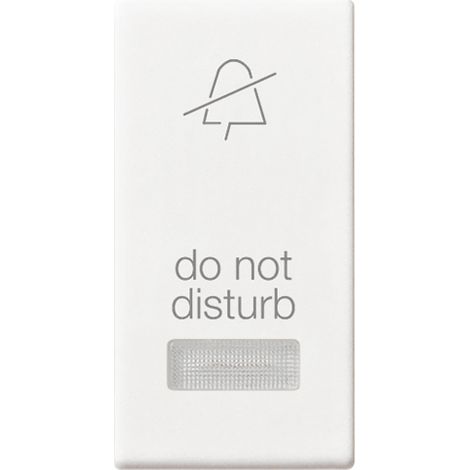 VIMAR - 14026.DND 1M bouton avec haut-parleur avec symbole DND blanc