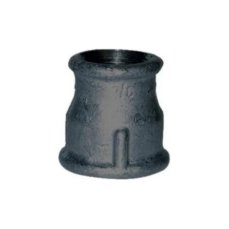 Reduzierte Muffe 33x42 / 15x21, weiblich schwarz