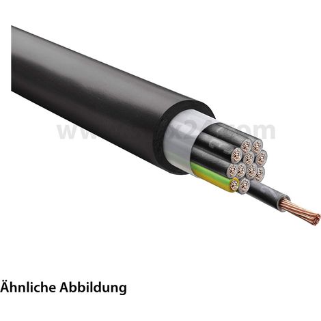 Stexoschlepp Robot PUR 12G0,5mm² AD 10,4mm Nennspannung Uo/U 300V/500V - 1 Meter