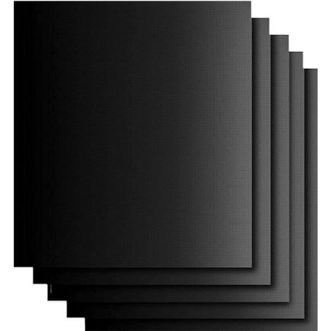 5x Tapis et Feuilles de Cuisson Barbecue Grill Mat BBQ Tapis pour barbecue et four Anti-Adhérent Réfractaire (1/3)