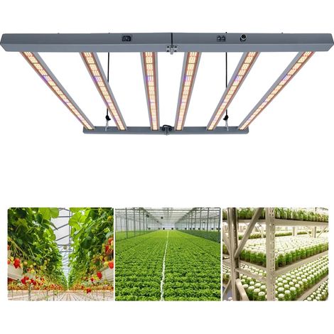 Lámpara LED de cultivo, espectro completo, regulable, 720 W (1/2)