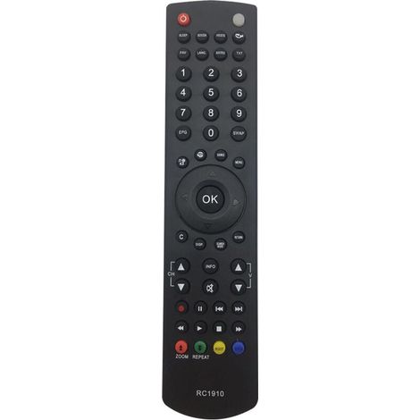 Télécommande universelle compatible avec les téléviseurs LED Grandin, Thomson et Toshiba – Remplacement RC1910 pour télécommande d’origine