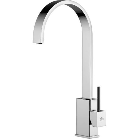 Mitigeur d'évier Acier look Paffoni Level series LEA880ST Laiton - Steel looking (1/2)