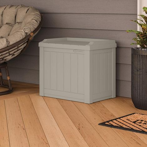 Suncast Florida 83L Storage Box - Light Taupe