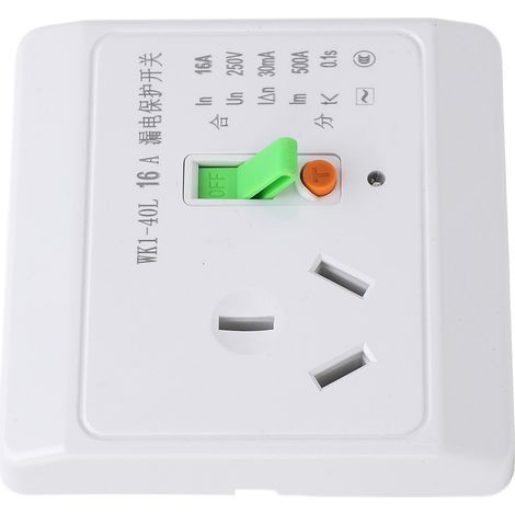 Fehlerstromschutzschalter 230 V, 16 A, geeignet für Klimaanlagen. (1/5)