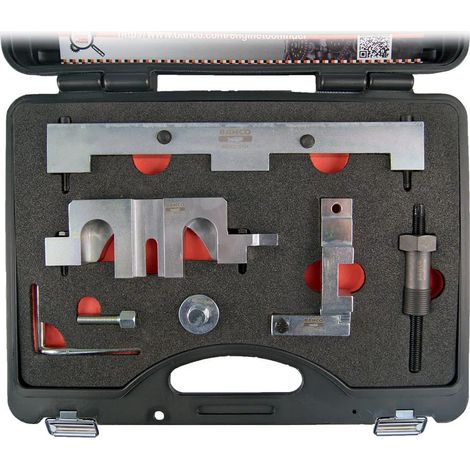 Kit di calaggio Bahco timing kit 7 pezzi valigetta robusta