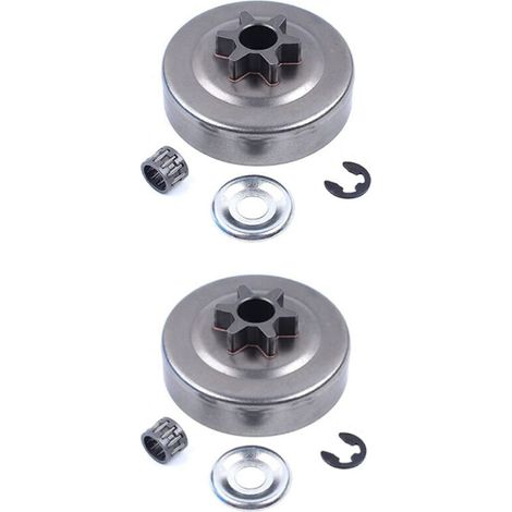 [JAMAIS UTILISÉ] Lot de 2 pignons de tambour d'embrayage pour tronçonneuses STIHL MS170, MS180, MS210, MS230, MS250, 017, 018, 021, 023, 025 - 1123 640 2003 - (1/4)