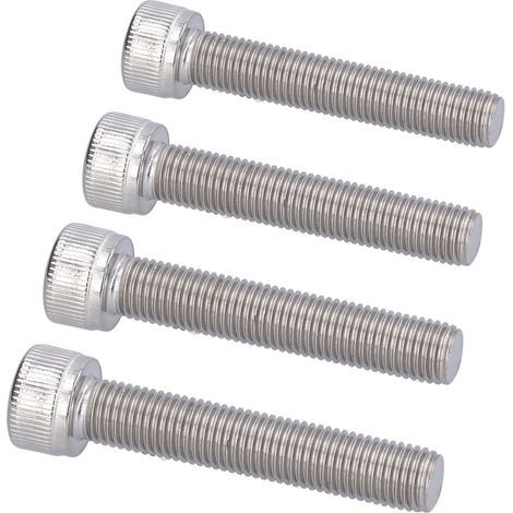 Stainless steel A2 socket head cap screw, 1.25 mm fine pitch, M10x55 (1/5)