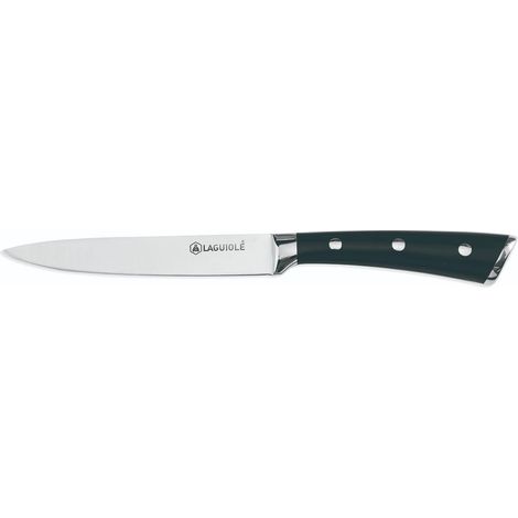 LAGUIOLE CUISSON - Couteau office noir 24cm - "Lustrobois" (1/3)