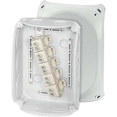 Hensel 62000010 Caja de derivación gris IP66 180x130x77 mm