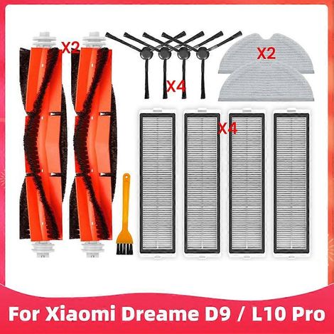 Pour Dreame D9 – Max L10 Pro – Trouver LDS Finder Roller Side Brosse HEPA Filtre Serpillière Cloth Accessoire (1/5)
