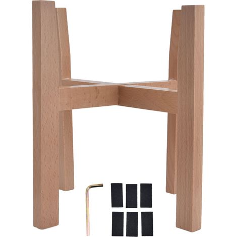 pour plantes porte pots de fleurs d intérieur en bois style (1/4)