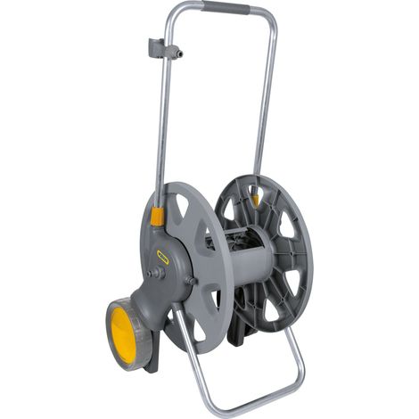 Dévidoir Chariot Plus 90 M Non Équipé : Capacité Max 90 M, Grandes Roues, Stable, Rangement et Mousse sur la Poignée , Livré avec 2 Raccords [2448 0000] (1/2)