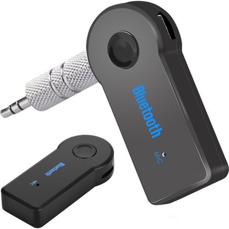 Récepteur audio / Adaptateur Bluetooth AUX Minijack - Pour voiture et maison (1/3)
