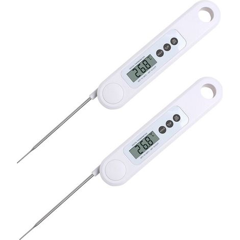 Thermomètre numérique pour une lecture instantanée de la viande et des aliments - Thermomètre pour la cuisson, les grillades, la pâtisserie, la confiserie, les liquides, les bains, le lait-AquaForge (1/5)