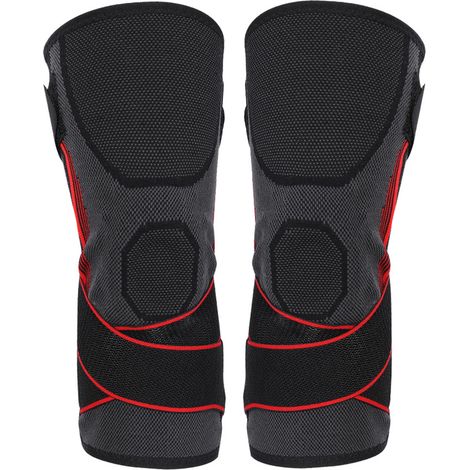 Genouillere - Protection Genou - Taille L - En Nylon - Avec Barre Antidérapante En Silicone - 1 Pièce (1/5)