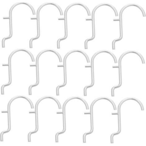 30 ganchos para herramientas de tablero perforado con fundas de goma, organizador de metal para almacenamiento en cocina y garaje, paquete múltiple, colgadores de tablero perforado resistentes para he