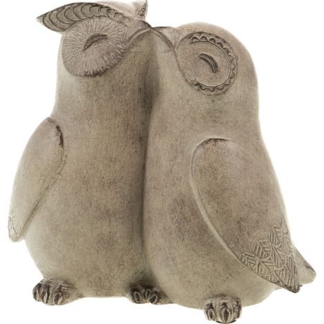 Amadeus - Couple hiboux et chouette 15 cm (1/2)