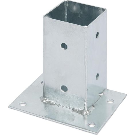 GAH-ALBERTS, Porta palo da avvitare, per pali quadri in legno, 71 x 71 mm - 211738
