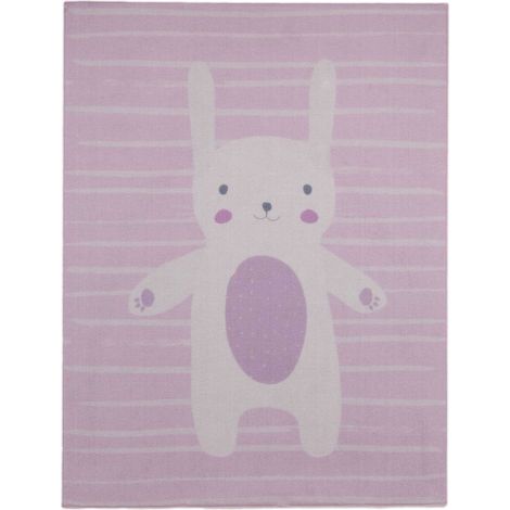 Tapis enfant Bunny - rose (1/5)