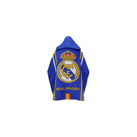 Real Madrid Poncho aus 100 % Baumwolle, Poncho-Handtuch (1/5)