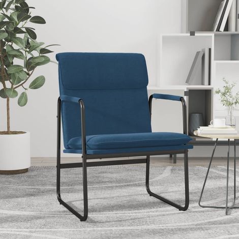 Bain de soleil Chaise de jardin Transat de jardin - Bleu 55x64x80 cm Tissu BV804551 - BonneVie (1/5)