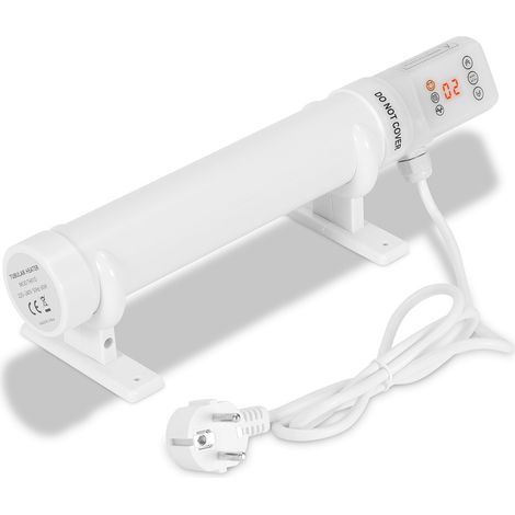 Randaco Gewächshausheizung Elektrische Stabheizung Weiß für Gewächshäuser Flexible Installation 240W