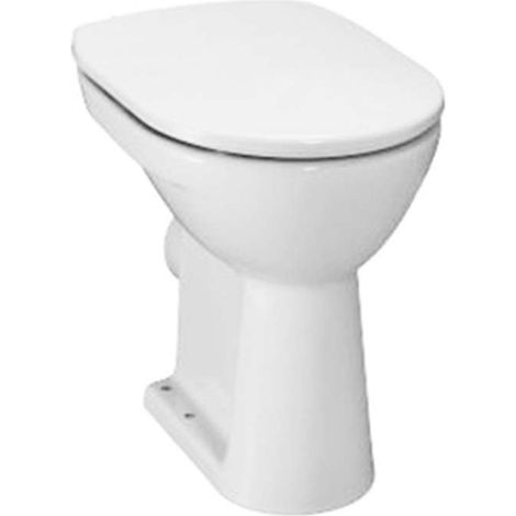 Jika Lyra plus - Stand-WC, Abgang hinten, Flachspüler, weiß H8253860000001 (1/2)