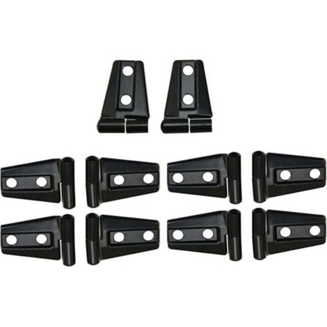 10X Capot et Couvercle de Charnière Porte pour Accessoires D'Auto Jk Jku 2007-2017 (1/4)