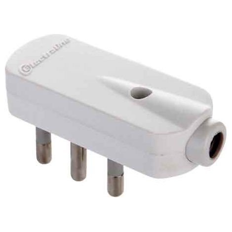SPINA MOBILE A 90  ° 16A 2P+T - Bianco