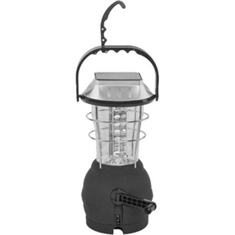 Vtizikl Lanterne Solaire, Dynamo à Manivelle 36 Led Lanterne de Camping Lumière de Secours