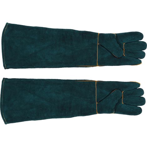 Gants anti-morsures pour la manipulation d'animaux, gants anti-griffures pour le dressage de chiens, gants pour reptiles et serpents (L) (1/5)