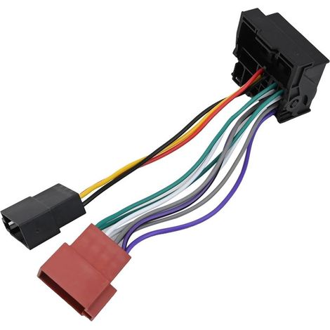 16-poliges ISO-Kfz-Adapterkabel (weiblich), kompatibel mit Volkswagen Modellen RCD200, RCD300, RCD310, RCD510 – Direkte Installation, 12 V (2 Stück) (1/4)