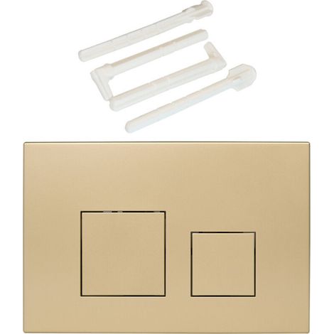 Union – Plaque de commande WC suspendu – Compatible Geberit Sigma 20, UP300, UP320 – Plaque de déclenchement silencieuse et économe en eau – Installation facile (1/5)