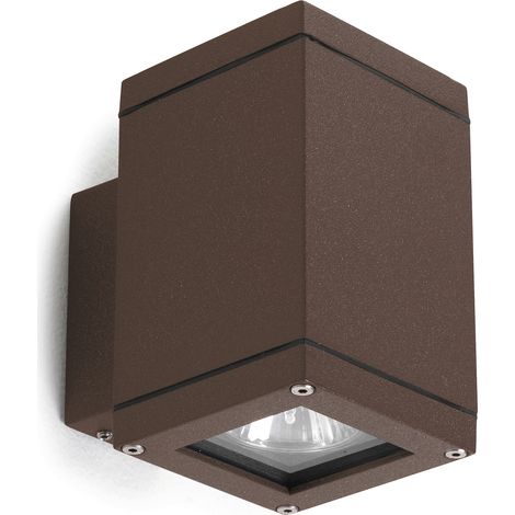 Aplique SETH Medium Square IP65 LED SMD AC 4W 510lm CRI80 4000K Marrón óxido (1/3)
