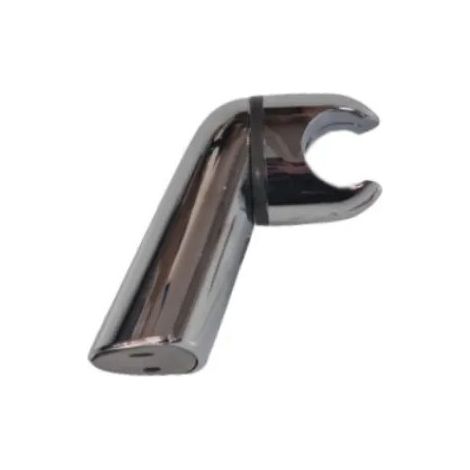 Hoher Wandhalter für die Dusche aus verchromtem ABS.