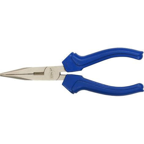PINZA PROFESSIONALE PER ELETTRICISTI CONBECCHI MEZZITONDI 160MM - IMPUGNATURA IN PLASTICA COLORE BLU