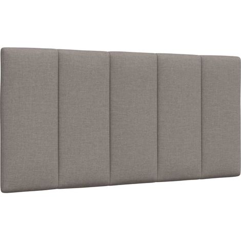 Cuscino Testiera Hanko Tortora 100 cm in Tessuto vidaXL