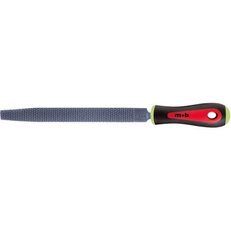 Râpe demi-ronde grosse piqûre avec manche bi-matière - longueur 250 mm - MOB
