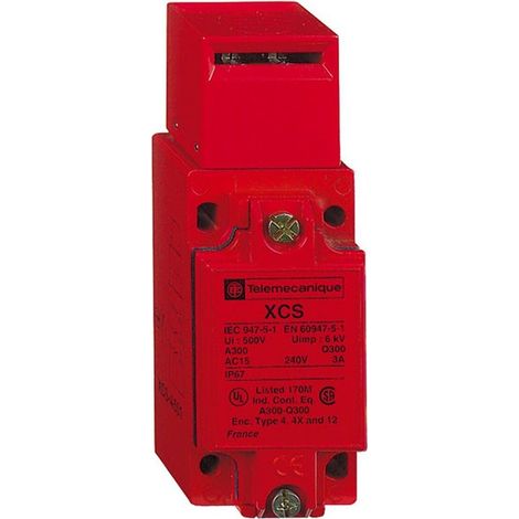 Schneider – Interrupteur de fin de course de sécurité NC – 2 contacts NC + 1 contact NO – Alimentation 24V – Ouverture lente pour sécurité machine