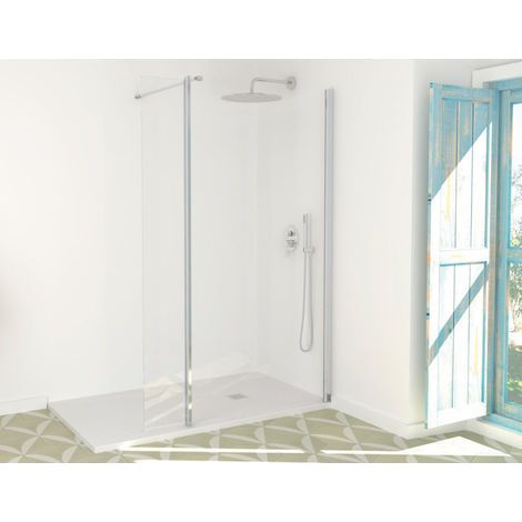 Paroi de douche fixe New Lisboa - 70 cm (1/5)