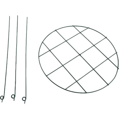 Toivize-Tuteur Plante Grille Métal Ø35x45cm Vert - Support Fraise - Tige Fer Inoxydable pour Jardin (1/5)