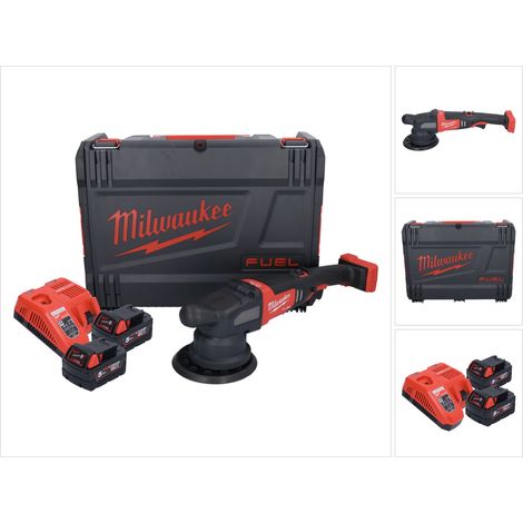 Milwaukee M18 FROP21-502X Akku Exzenter Polierer 18 V 150 mm ( 4933478837 ) Brushless + 2x Akku 5,0 Ah + Ladegerät + HD-Box (1/5)