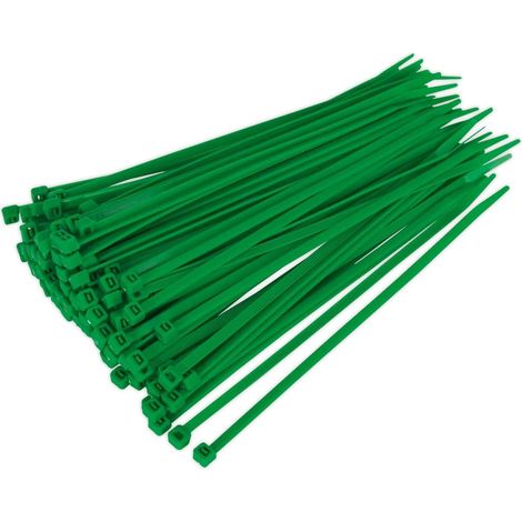 CT20048P100 Lot de 200 Attaches de câble de 4,8 mm, noir, CT20048P100G